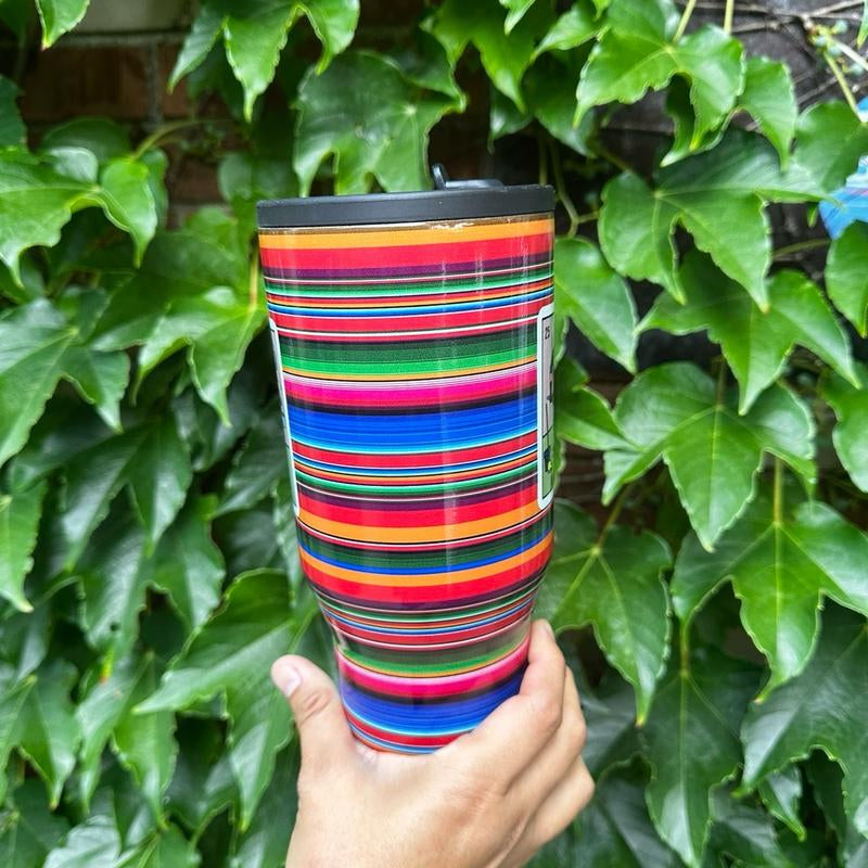 Mandilon Tumbler for Mexican Husband or Mexican Dad. Funny Mexican Mug for Him. Stainless Mug with Flip Straw